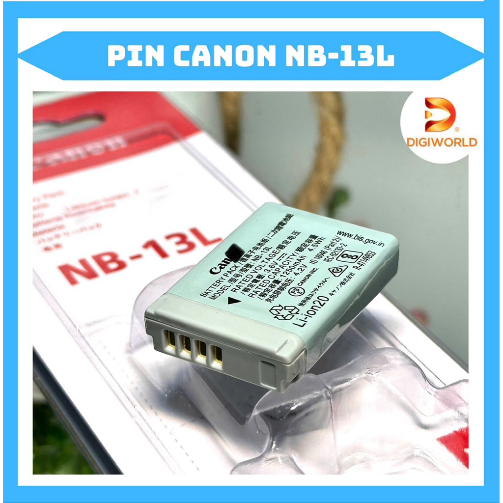 Pin Canon NB-13L (Hàng Xách Tay) dùng cho PowerShot G7 X / G7 X Mark II / G7 X Mark III , PowerShot 