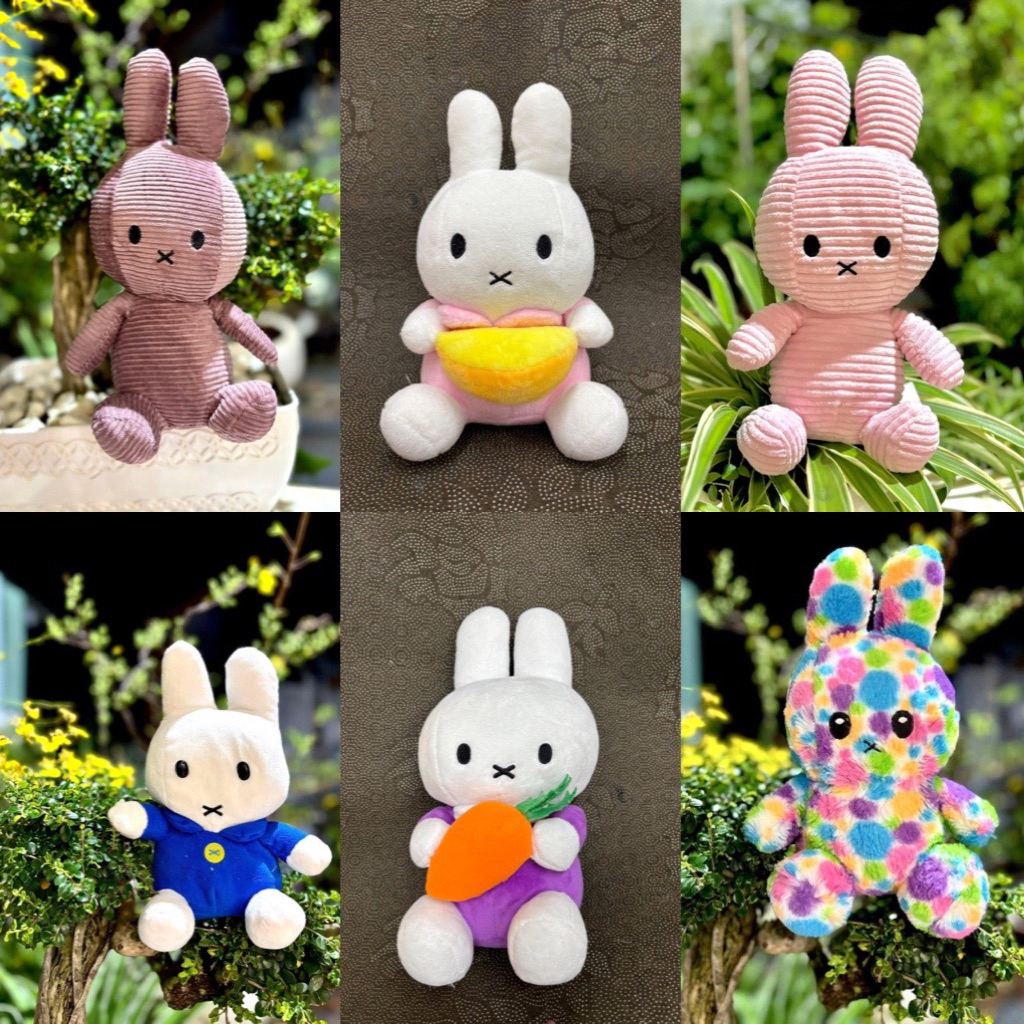 Gấu bông thỏ Miffy gân