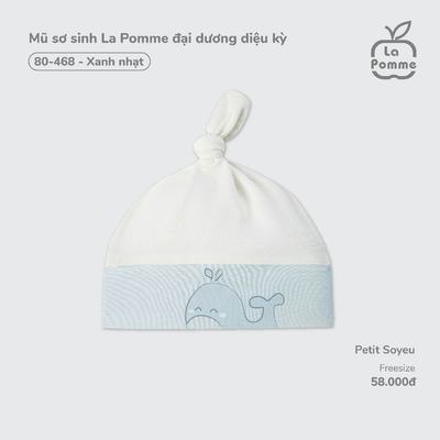 Mũ sơ sinh La Pomme đại đương diệu kỳ - Sợi Petit Soyeu thoáng mát – Bé trai/gái - Freesize