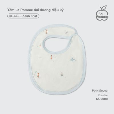 Yếm La Pomme đại dương diệu kỳ- Sợi Petit Soyeu thoáng mát – Bé trai/gái - Freesize