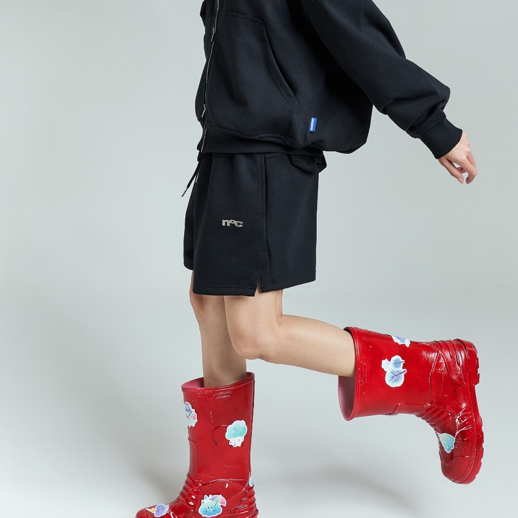 Quần Short Form Ngắn Trên Gối NOCTURNAL Metal Logo Sweat Shorts Nỉ Chân Cua 450gsm Unisex Nam Nữ Local Brand | BigBuy360 - bigbuy360.vn