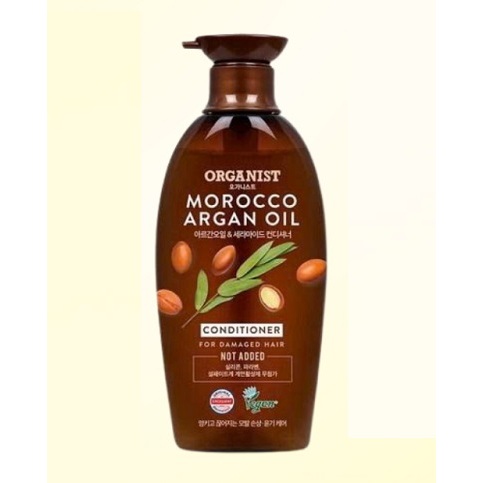 Dầu xả thuần chay Organist Morocco Argan Oil  phục hồi tóc hư tổn 500ml