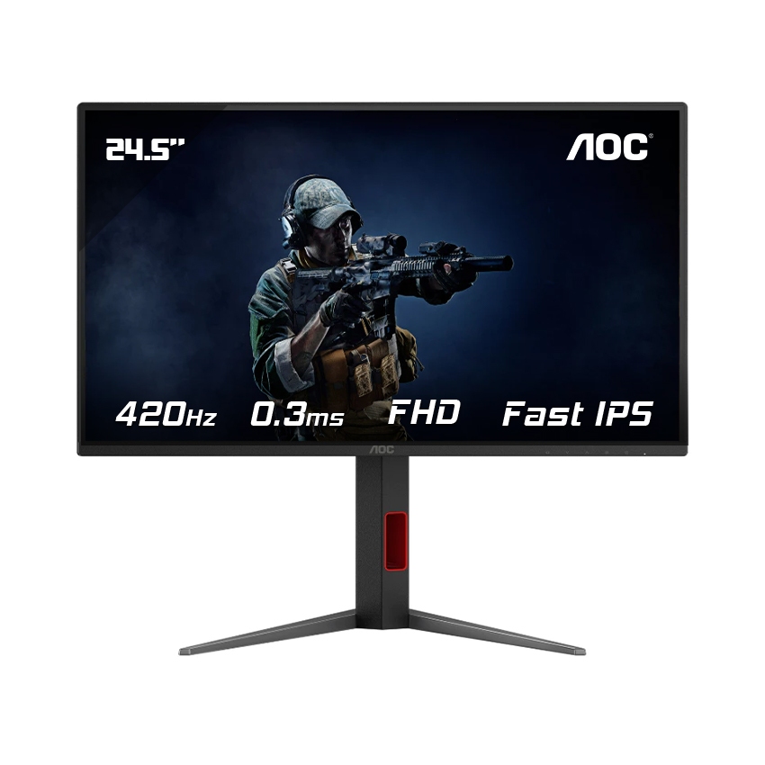 Màn hình AOC 25G4K 24.5 inch FHD Fast IPS 420Hz 0.3ms