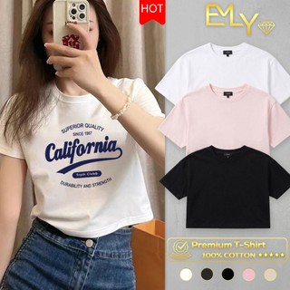 Áo Thun Croptop Nữ Basic Y2K Streetwear  - Chất Cotton 100% Mịn Đẹp - Form Lửng Cổ Tròn Cực Xinh - Hàng Hot Trend