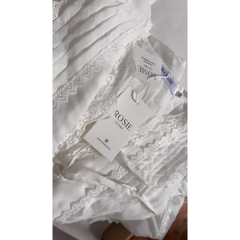 Áo babydoll dáng xoè cổ V phối nơ viền ren bèo tầng, áo cánh tiên babydoll ( ẢNH THẬT SHOP Ở CUỐI) | BigBuy360 - bigbuy360.vn