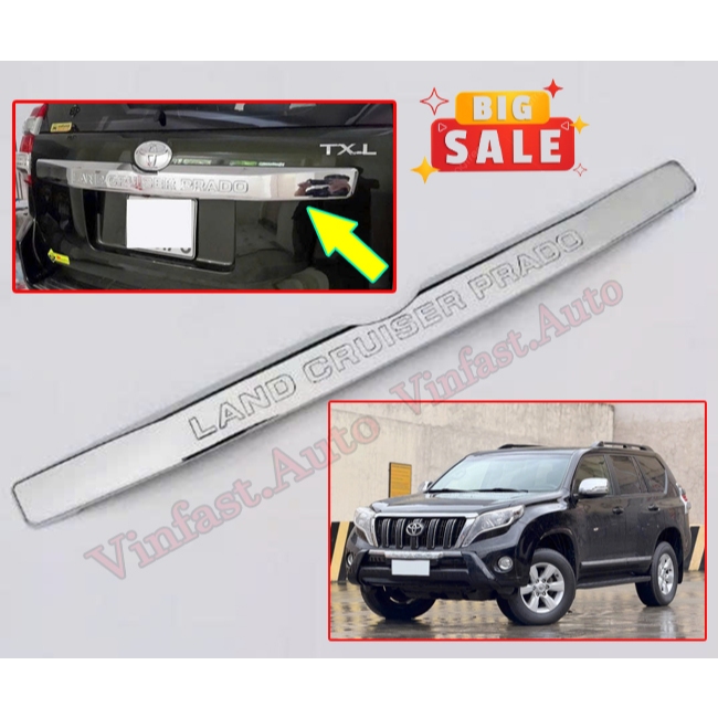 Miếng Ốp Tay Cốp Land Cruiser Prado 2010 2011 2012 2013 2014 2015 2016 2017 - Ốp Tay Mở Cốp Prado