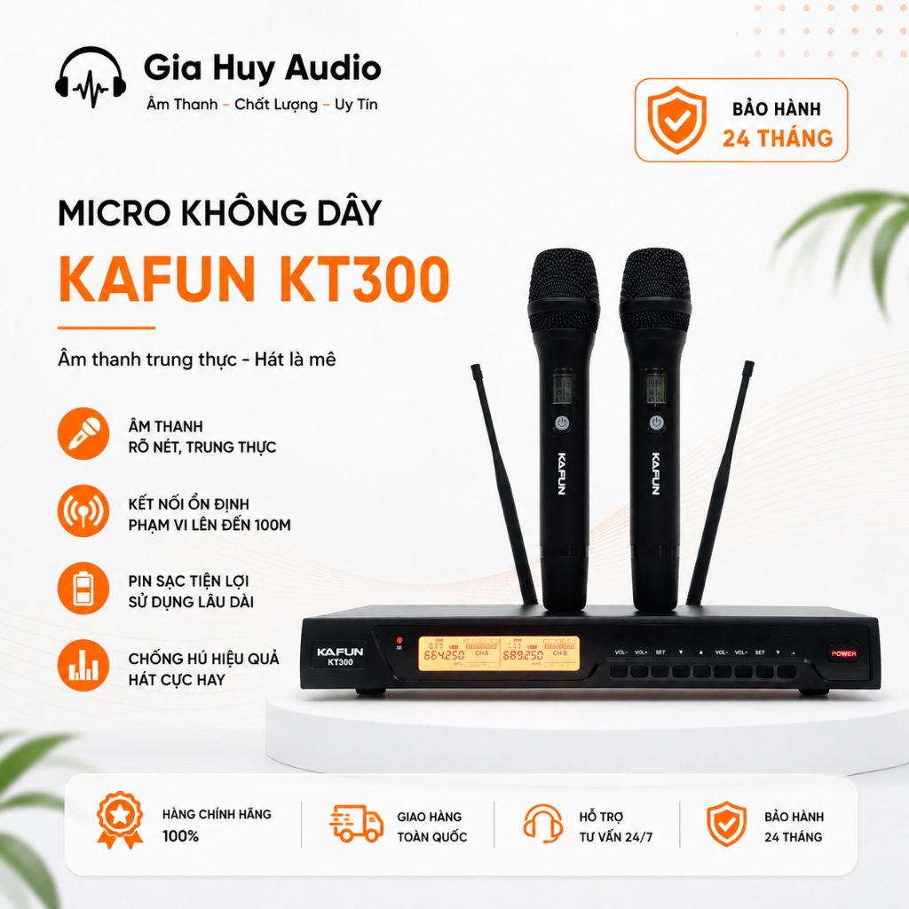 MICRO KHÔNG DÂY KAFUN KT300