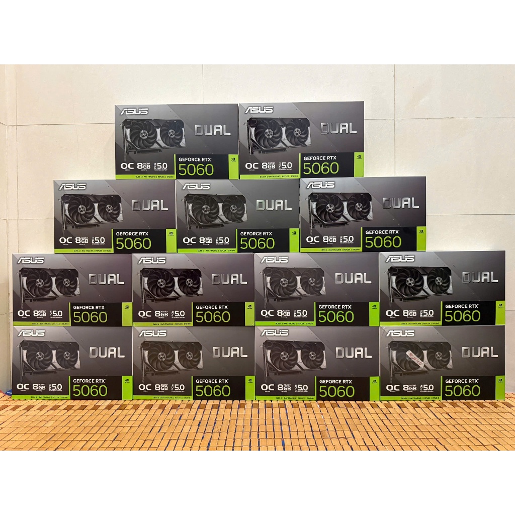 VGA ASUS Dual GeForce RTX 5060 8GB GDDR7 OC Edition (DUAL-RTX5060-O8G) ( Hàng New full Vat )