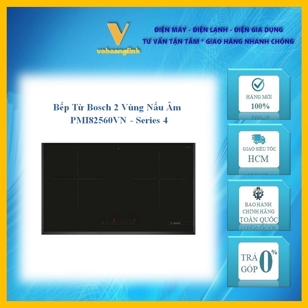 Bếp Từ Bosch 2 Vùng Nấu Âm PMI82560VN - Series 4