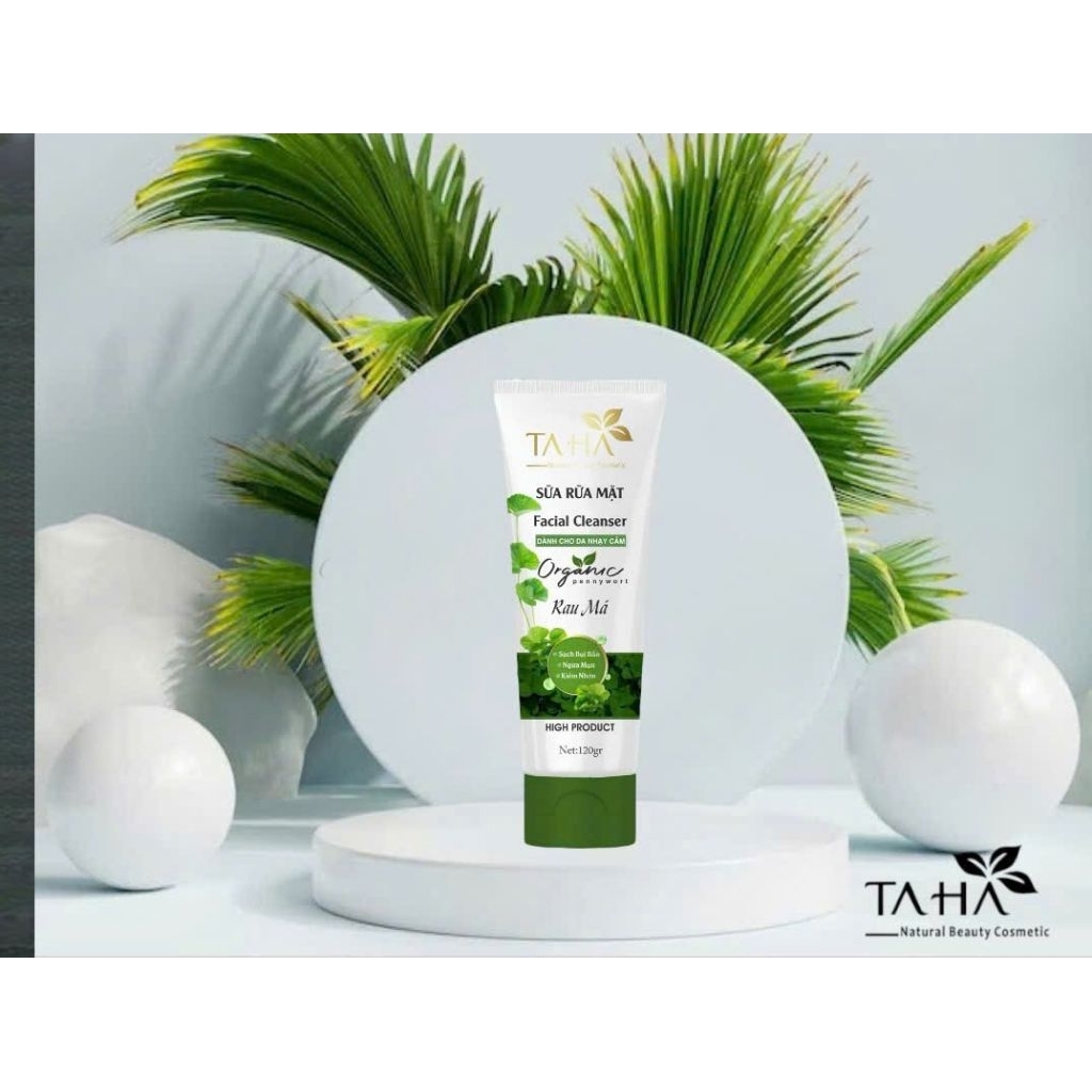 sữa rữa mặt taha rau má 120ml