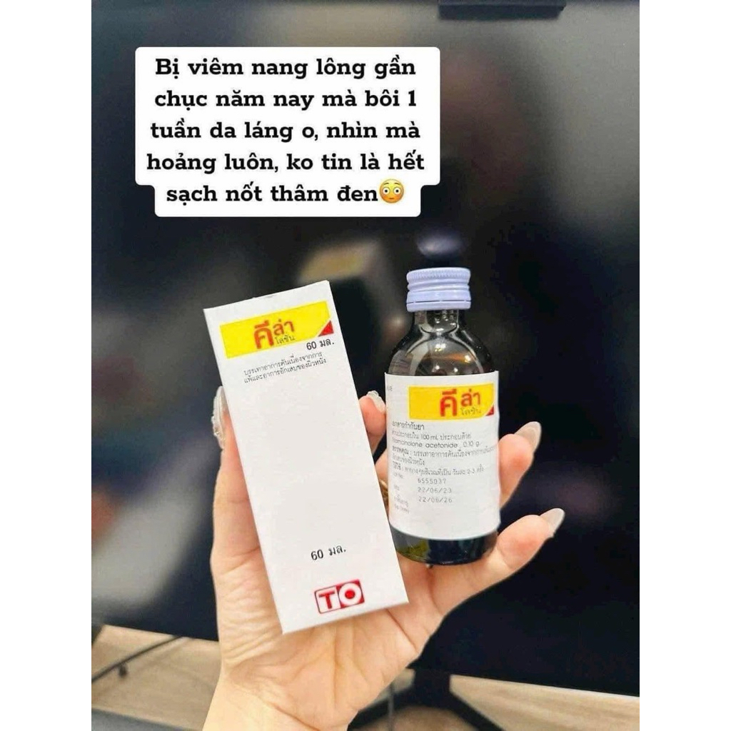 Kella Lotion 60ml Thái Lan _Hỗ Trợ Viêm Nang Lông