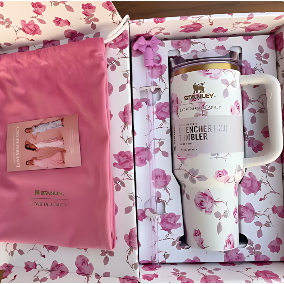 [ Chính Hãng ]Stanley 1913 x LoveShackFancy Holiday Quencher® H2.0 FlowState™ Tumbler | 40 OZ, 20 OZ | BigBuy360 - bigbuy360.vn