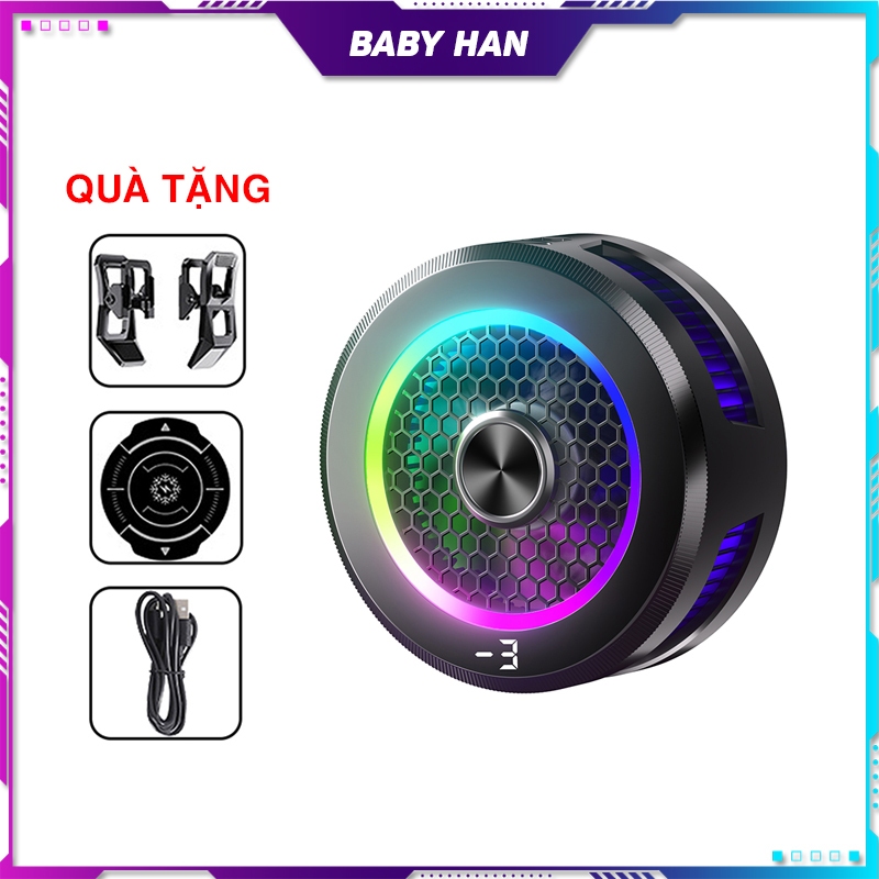 Quạt Tản Nhiệt Sò Lạnh AL19 làm lạnh đóng băng Led RGB có màn hình hiển thị led