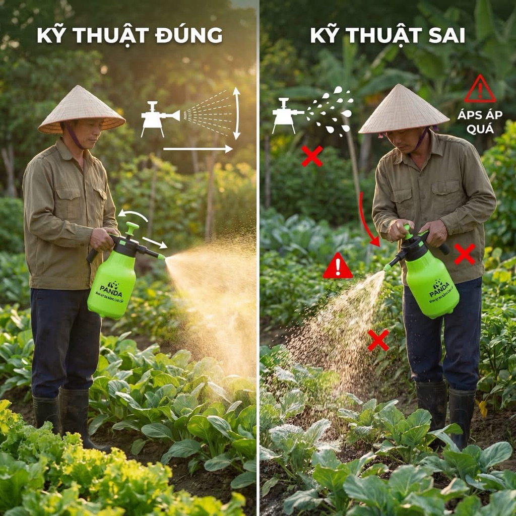 bình xịt panda đa năng