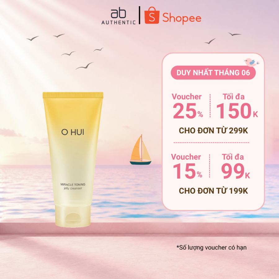 Sữa rửa mặt OHUI vàng Miracle Toning Jelly Cleanser 40ml - AB AUTHENTIC | BigBuy360 - bigbuy360.vn