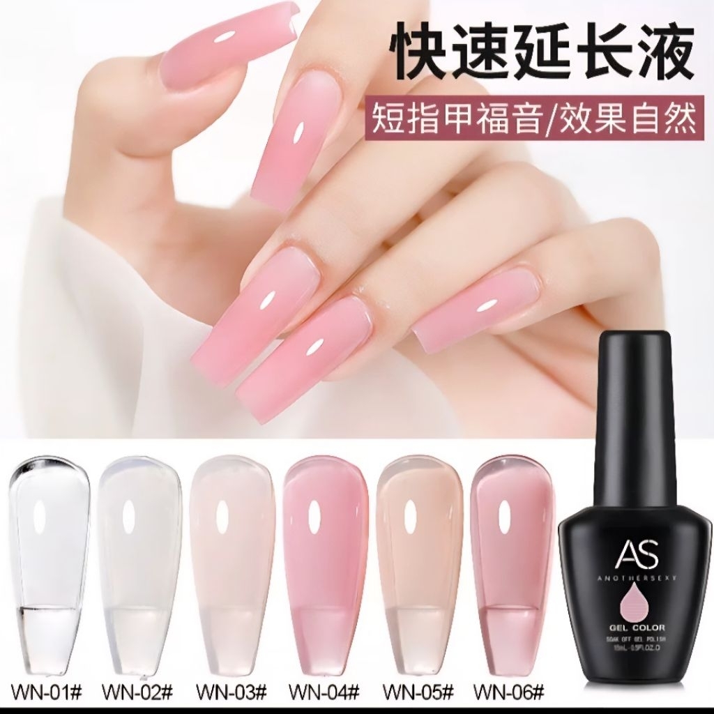Sơn gel as mã WN - Nối móng, đắp gel | chai đen