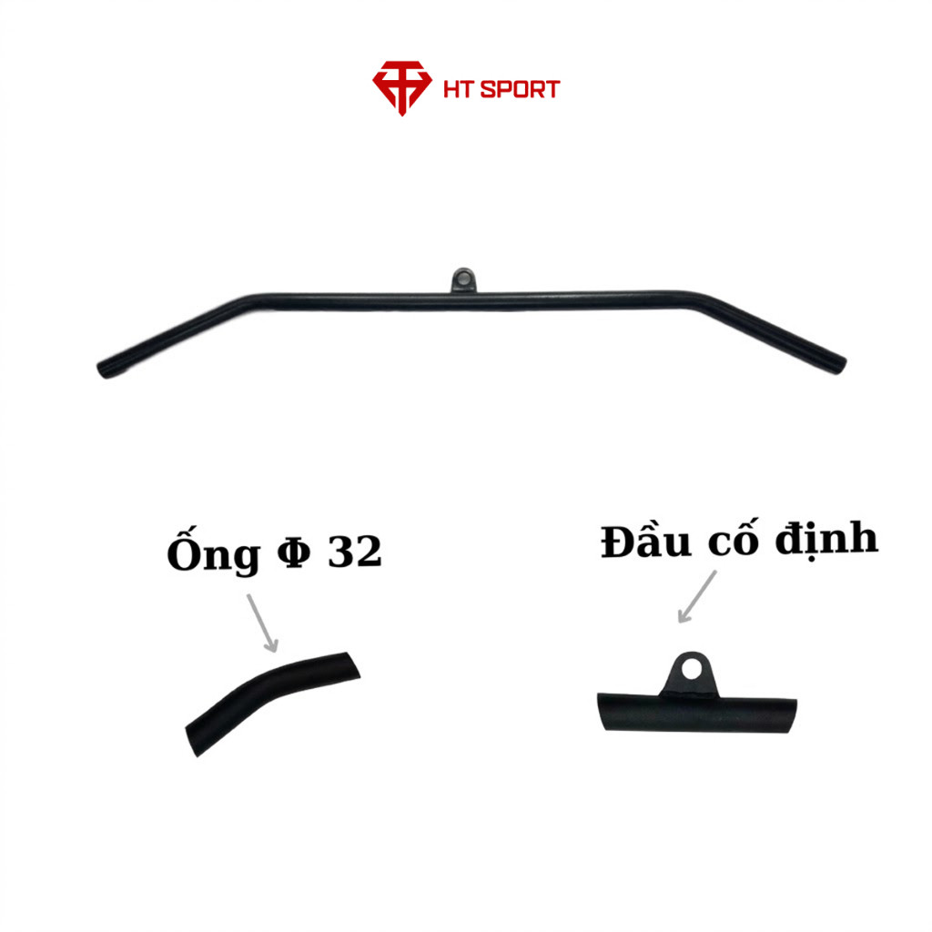 [Phụ kiện tập gym] Xô dài, xô ngắn tiêu chuẩn HT Sport