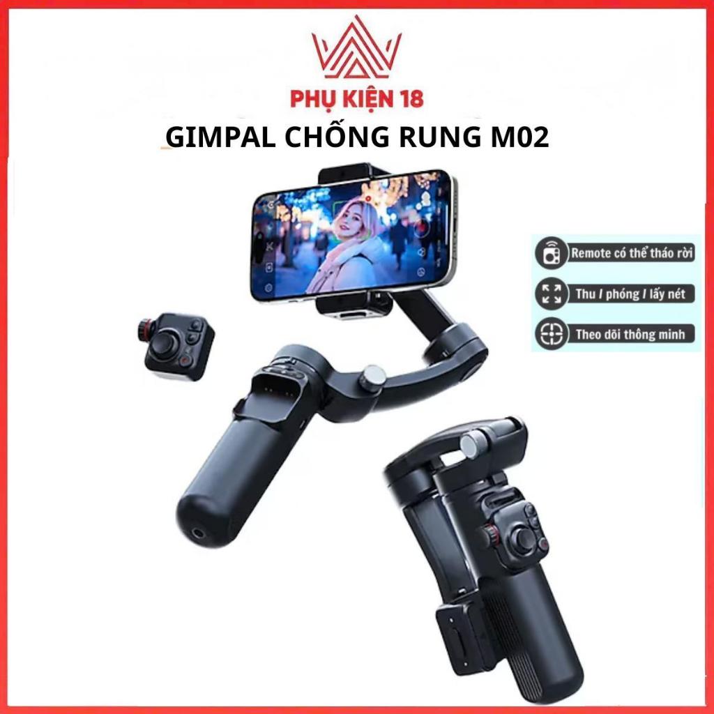 Gimbal Smart M02, Gậy chụp ảnh 3 chân, gậy quay video chống rung cao cấp