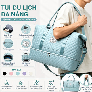 Túi du lịch sức chứa lớn,túi du lịch/đi công tác ngắn ngày dày dặn,chống thấm nước và chống mài mòn,tách biệt ướt và khô