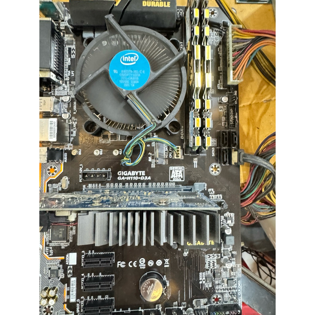 Combo Main gigabyte/asus/msi H110 + l5 7400/7500 tặng fan zin, tặng fe