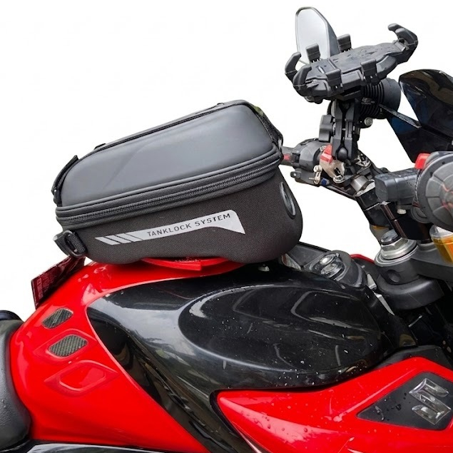 Túi Bình Xăng Givi GSX150 Bandit - Túi Gài Bình Xăng GIVI Kèm Ngàm Tanklock Cho GSX Bandit 150