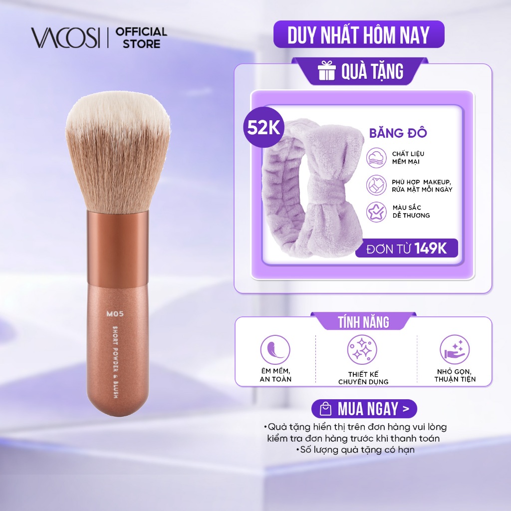 Cọ má hồng & phủ - M05-Y24