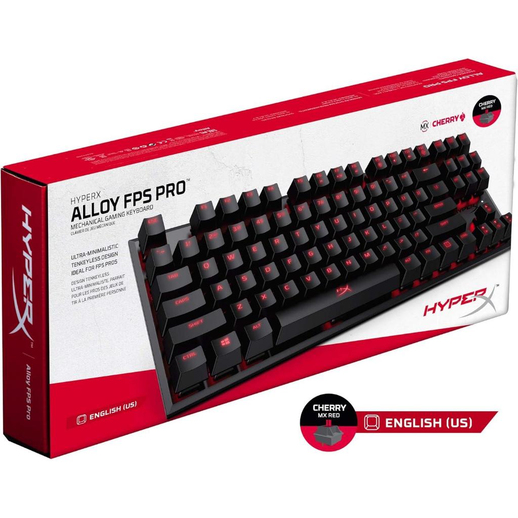 Bàn phím cơ HyperX Alloy FPS Pro TKL chỉ led đỏ - openbox