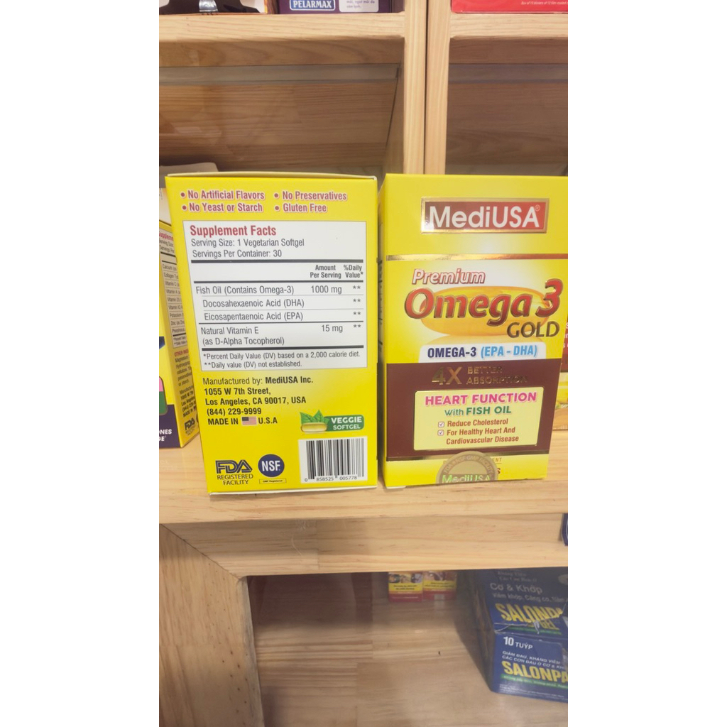 MediUSA PREMIUM OMEGA 3 GOLD