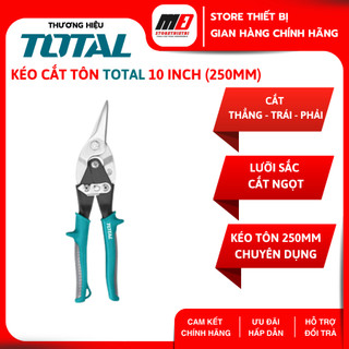 Kéo cắt tôn total 10 inch cắt thẳng - cắt trái - cắt phải chính hãng