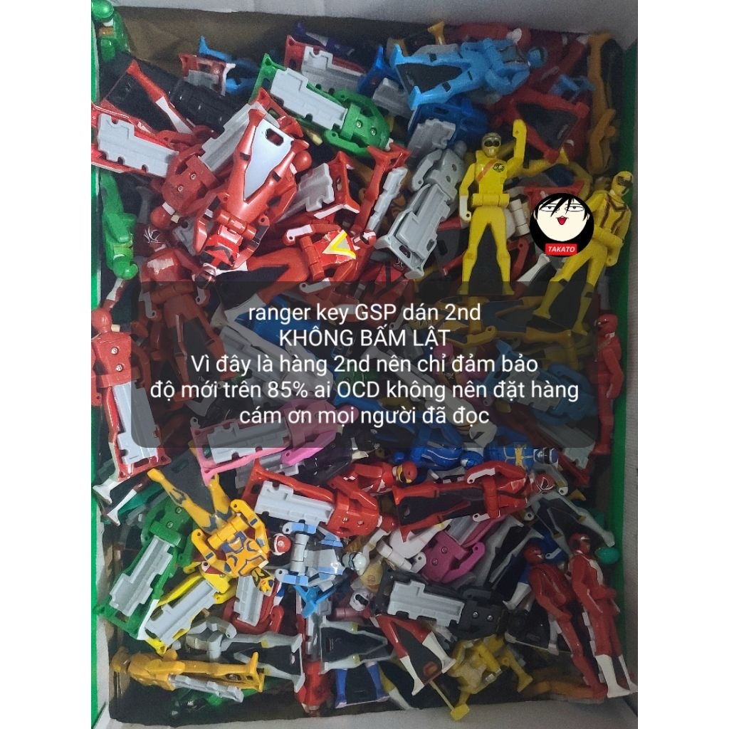 [Chính Hãng] Ranger key GSP dán 2nd chìa khóa siêu nhân hải tặc Gokaiger