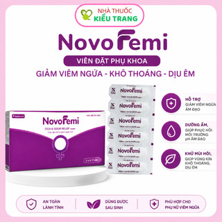 [Che tên] Viên đặt NovoFemi Tím - Làm sạch, giảm nấm ngứa, ngăn mùi