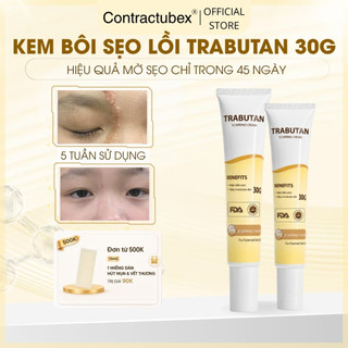 Kem sẹo Trabutan 30g Hỗ Trợ  làm phẳng sẹo lồi, sẹo sau phẫu thuật, tai nạn, sinh mổ.