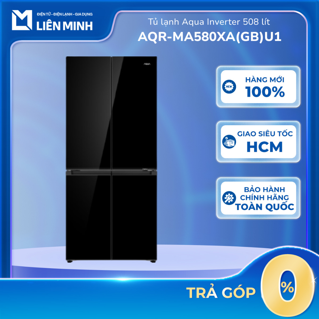AQR-MA580XA(GB)U1 - Tủ Lạnh Aqua Inverter 508 Lít [SHIP 0Đ HCM]