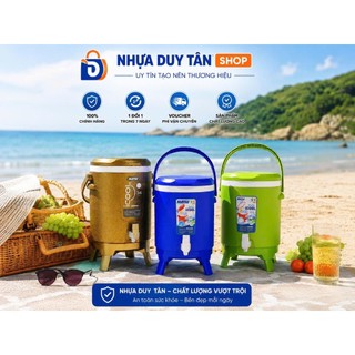 Thùng Đá Giữ Nhiệt ICool Nhựa Duy Tân PU FOAM Tech - Bình Đựng Nước Đá Có Vòi Đi Picnic Cắm Trại Nhiều Cỡ