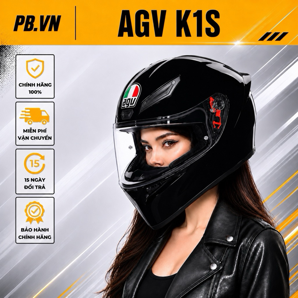 AGV K1S ECE22.06 Mũ Bảo Hiểm Fullface Chính Hãng An Toàn
