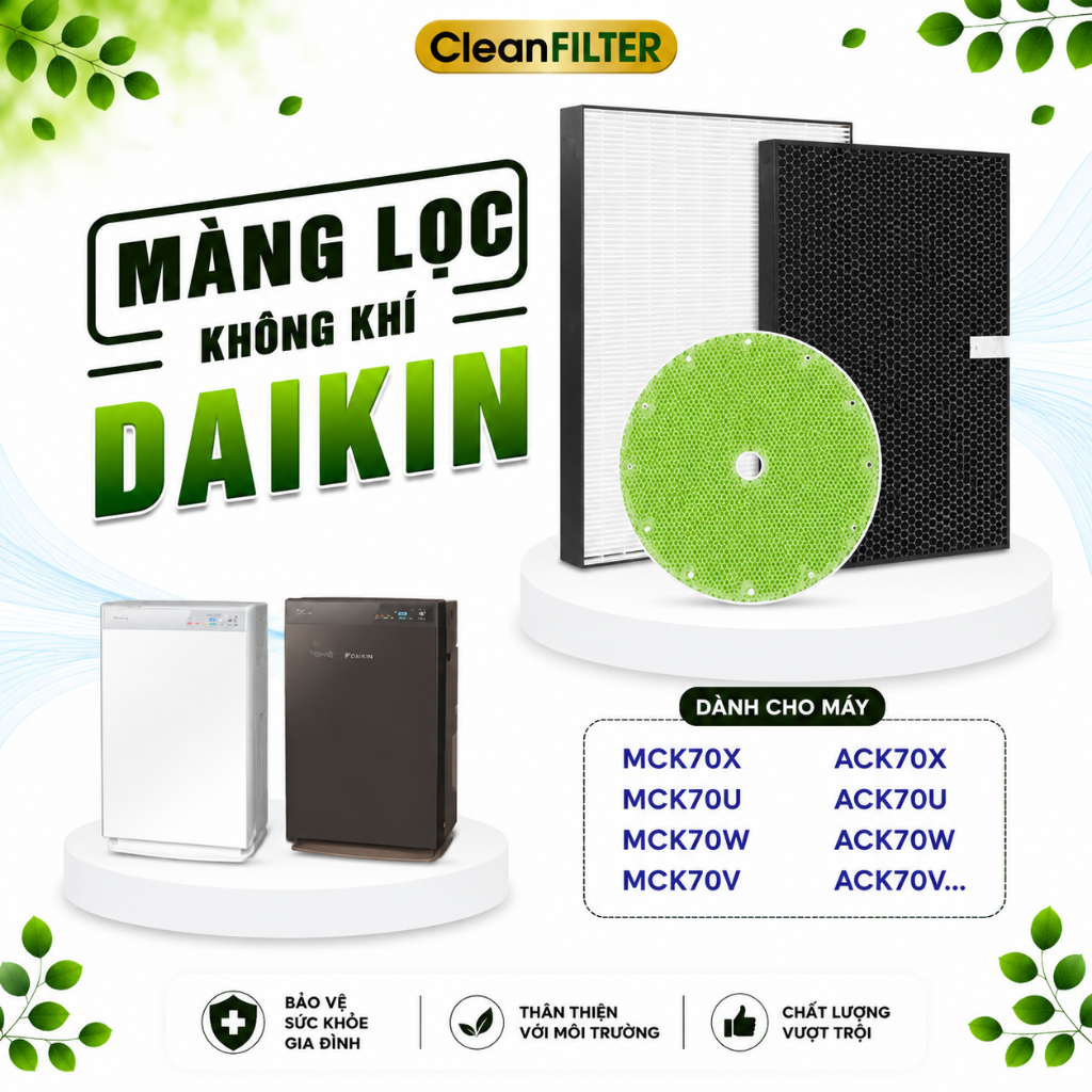 Màng Lọc Không Khí Daikin Hộp Wifi [KAFP085A4]: MCK70X,MCK70U,ACK70X,ACK70W,ACK70T,......
