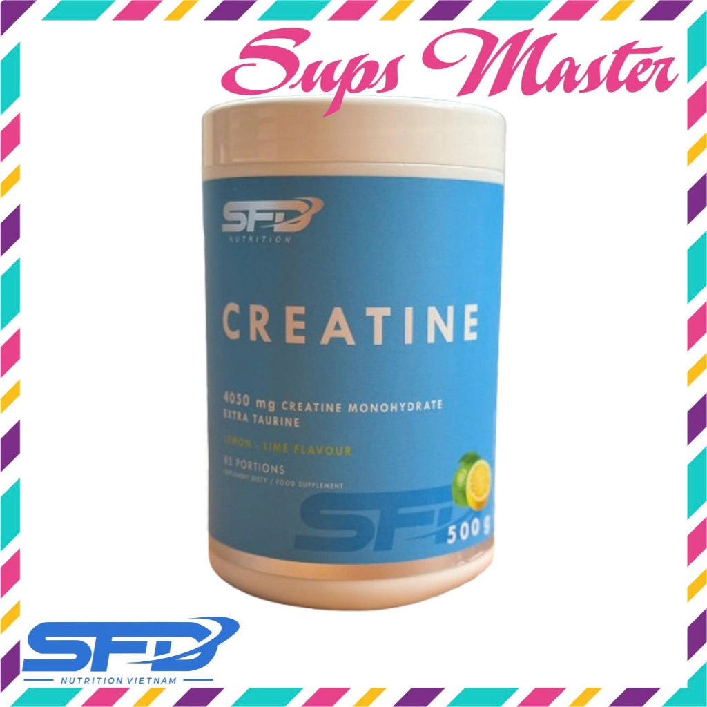 Creatine Monohydrate 500g SFD Nutrition Ice Candy – Tăng Sức Mạnh, Cơ Bắp Bùng Nổ