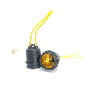 Đui Đèn E27 PVC chuẩn kín nước Dùng Ngoài Trời