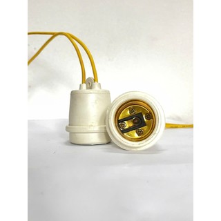Đui Đèn E27 PVC chuẩn kín nước Dùng Ngoài Trời