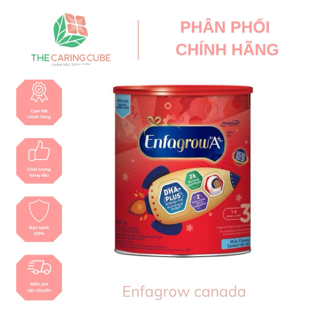 Sữa Bột Enfagrow A+ Canada Mẫu Mới – DHA Cao, Cho Bé Ăn Ngon, Phát Triển Toàn Diện date 2027