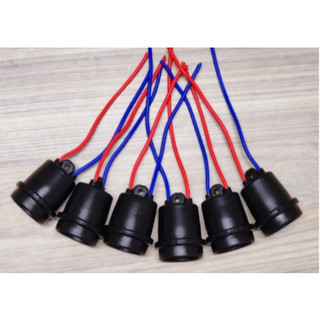 Đui Đèn E27 PVC chuẩn kín nước Dùng Ngoài Trời