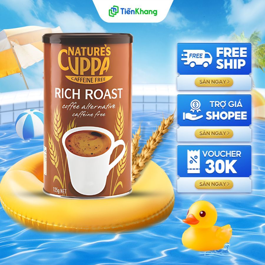 Cà Phê Ngũ Cốc Đức Nature's Cuppa - Lon (125gram) - Cafe không caffein