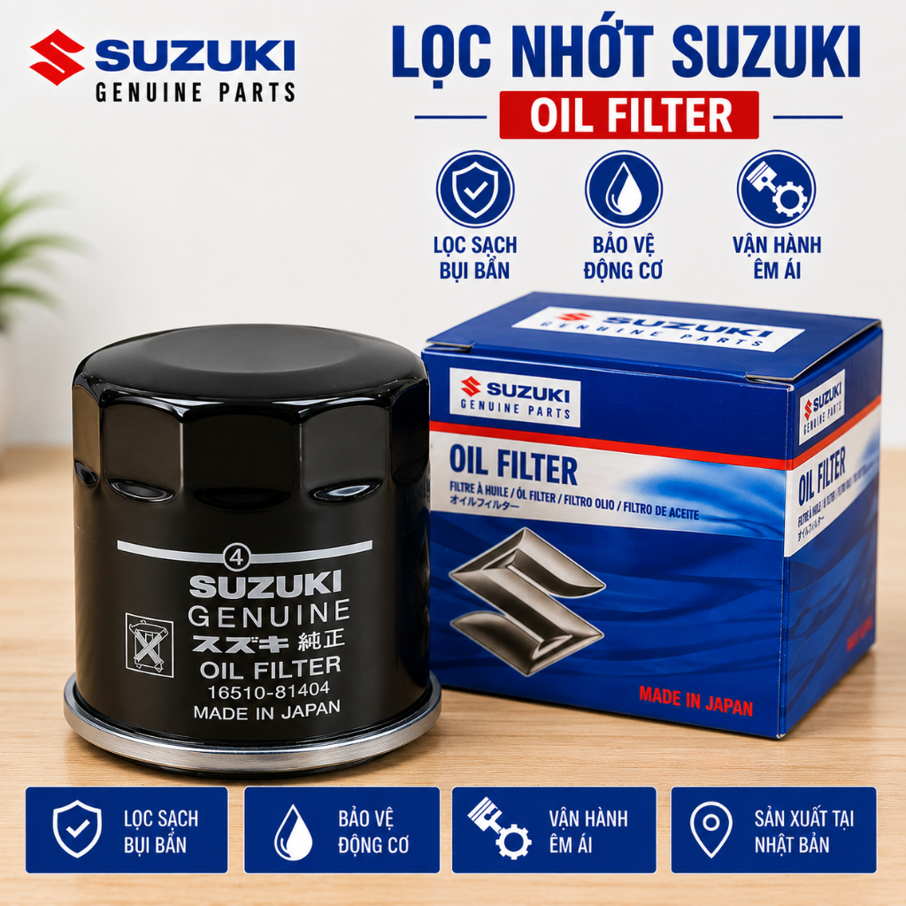 Lọc Dầu Suzuki Swift, XL7, Suzuki Ciaz, Suzuki APV, Suzuki Ertiga, Suzuki Wagon
