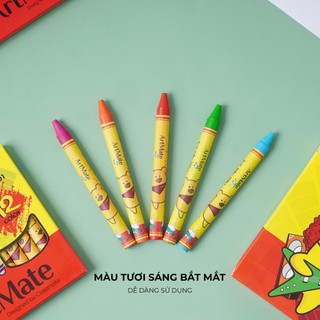 Bút Sáp Màu Vặn CLASSMATE Cao Cấp, 12-24 Màu, Màu Sắc Chuẩn, Tươi Sáng, Bám Giấy Tốt Cho Bé