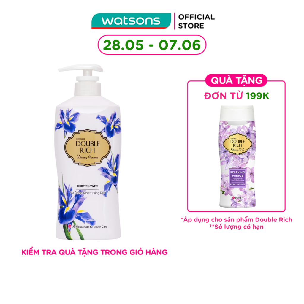 Sữa Tắm Double Rich Hoa Iris 550g