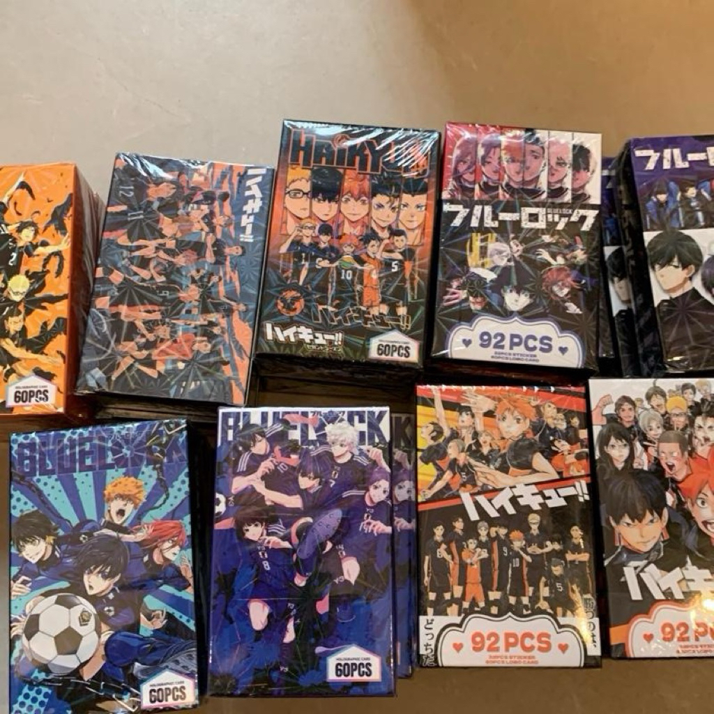 Card bo góc Anime Tokyo Revengers - Haikyuu- Wind breaker- blue lock- jujutsu kaisen