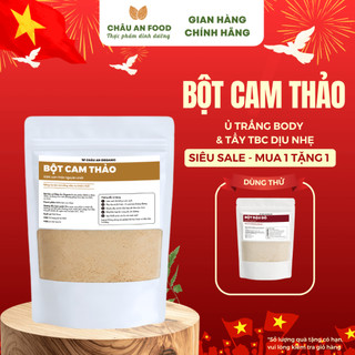 Bột Cam Thảo Thiên Nhiên Nguyên Chất, Mặt Nạ Dưỡng Da Mềm Mịn, Đều Màu Da, Làm Sạch Dịu Nhẹ