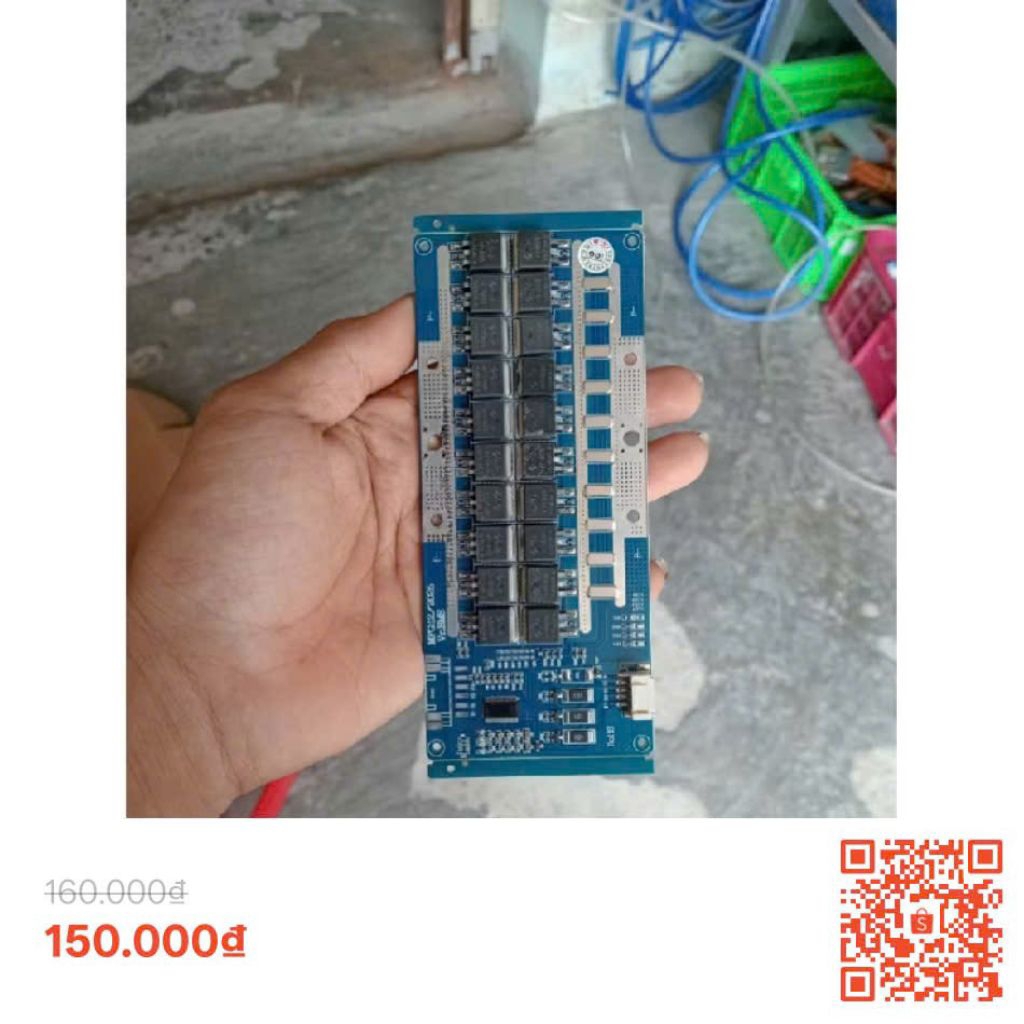 Mạch BMS 3S 150A Bảo vệ Pin kèm dây can bằng...