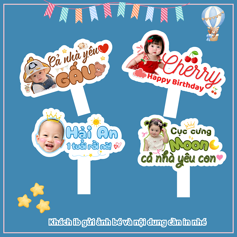 Hastag sinh nhật in theo yêu cầu