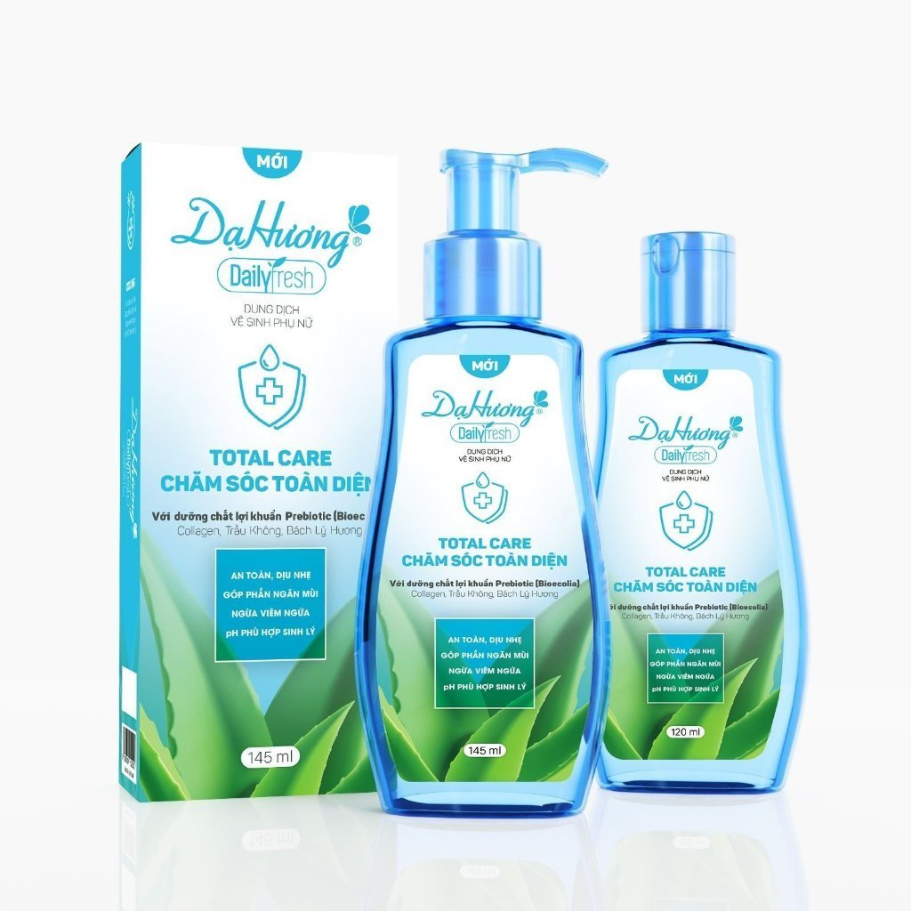 Dung dịch vệ sinh Dạ hương Daily Fresh Total Care - Giúp CHĂM SÓC TOÀN DIỆN 145ml